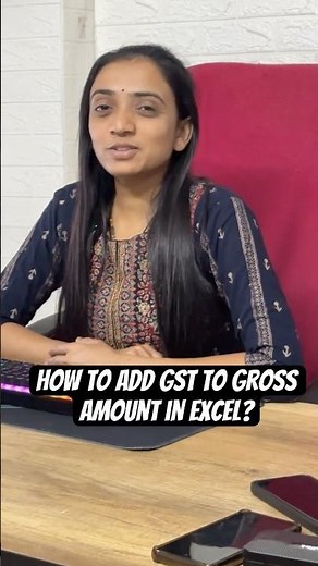 How to Add GST to Gross Amount in Excel? Simple Formula!