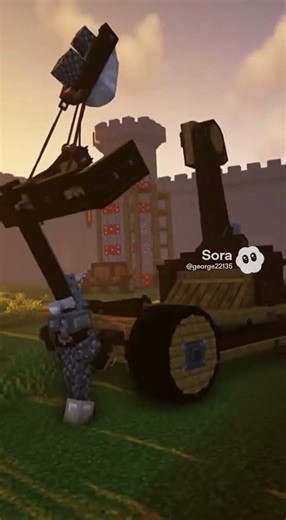 MEDIEVAL SIEGE IN MINECRAFT!? #minecraft #army #game #shorts #siege