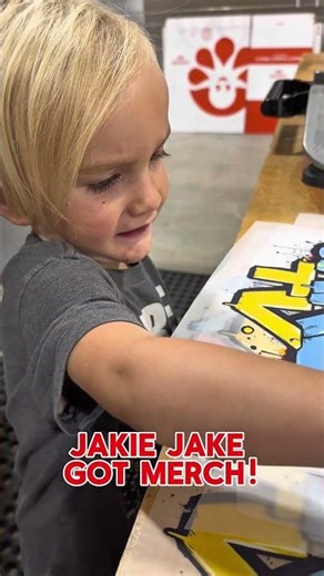 Jakie Jake Got Merch! #viral #family #shorts #merch