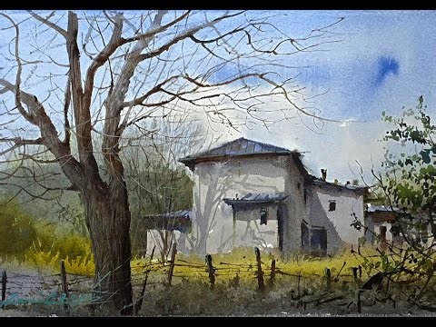 Watercolor painting tutorial