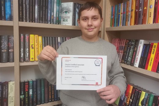 13-летний украинец стал самым молодым сертифицированным специалистом Oracle в Европе