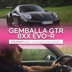 1.6M views · 19K reactions | Gemballa GTR 8XX Evo-R sur Autobahn, 370 km h avec la nuque disloquée ! | Le Vendeur Automobiles | Facebook