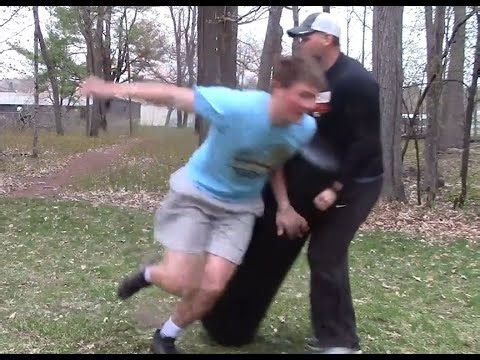 Defensive Line Drills :: Spin Move