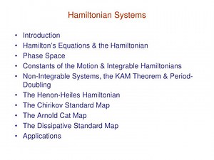 Hamiltonian Systems - SlideServe