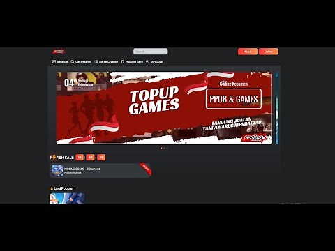 Source Code Script Topup Games Dan Ppob Gratis | Free Script Topup Games NO Bug