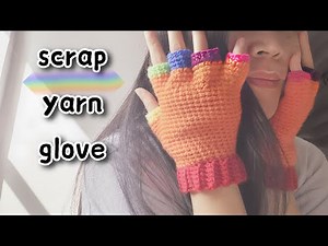 How to Crochet Half Finger Gloves - For Men & Women Easy Pattern for beginners
