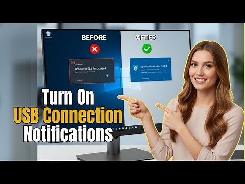 How to Turn On USB Connection Notifications on Windows 11 (Quick & Easy Fix)