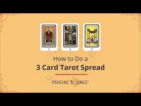 How to Do a Three Card Tarot Spread