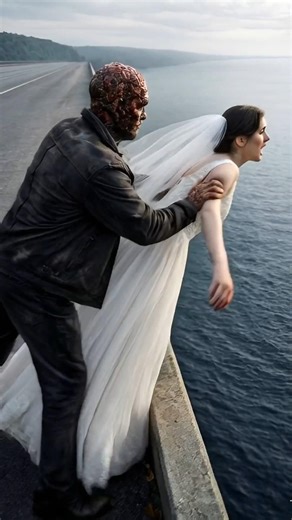 A Bride Fell Into Deep Water — A Brave Diver Saved Her Life #shorts