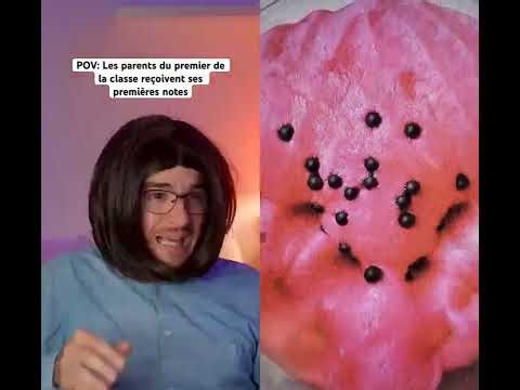 quand les parents du premier de la classe reçois son bulletin