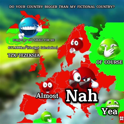 Is Your Country Bigger Than My Fictional Country? 🌍🔥
