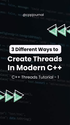 C++ Journal on Instagram: "C++ Thread Tutorial - 1 #cpp #threads #cppthreads #multithreading"