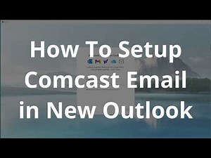 How to Add your Comcast Email to the New Outlook (2025)