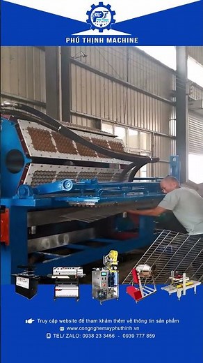 MÁY LÀM KHAY TRỨNG – VỈ TRỨNG | GIẢI PHÁP SẢN XUẤT BAO BÌ GIẤY HIỆU QUẢ 🥚