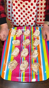 My friends can't stop raving about these! Kyra makes chicken, bacon and ranch pinwheels for game day. | Family Style Cooking