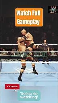 The Rock Vs Stone Cold Steve Austin #wwe2k25 #wwegames #therock #stonecold #shorts #wwe2kseries