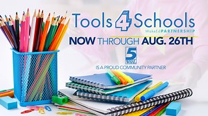 Team up with WRAL and WakeEd Partnership with Tools4Schools to support local teachers now through August 26th. You can make a difference in the lives of students. Visit wakeed.org to find a drop-off location near you. | WRAL TV