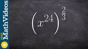 Learn how to use the power to product rule with a fraction