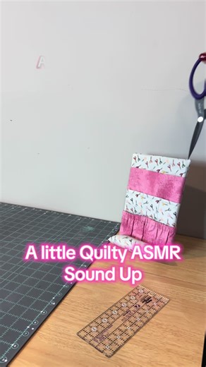 A little sewing and quilting ASMR as I add fun things to the sewing station. Make sure you turn your sound up - it’s strangely relaxing. #sewingroom #sewingtipsandtricks #asmr #craftspace