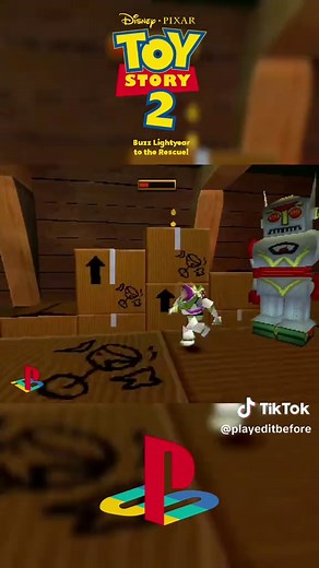 Toy Story 2: Buzz Lightyear to the Rescue! (1999) is a classic action-platformer developed by Traveller’s Tales and published by Activision for PlayStation, Nintendo 64, PC, and Sega Dreamcast. Based on Pixar’s hit film Toy Story 2, the game lets players control Buzz Lightyear on a mission to rescue Woody after he’s kidnapped by the toy collector Al McWhiggin. Players explore large levels inspired by locations from the movie, including Andy’s House, Al’s Toy Barn, a construction yard, and the ai
