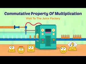 Commutative Property Of Multiplication | Math Story : Visit To The Juice Factory | Kids Home School
