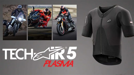 Alpinestars’ New Tech-Air 5 Plasma Airbag Vest Looks Super Sleek and Versatile