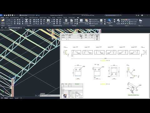 Advance Steel 2027 Tutorial - Structural Detail Drawings