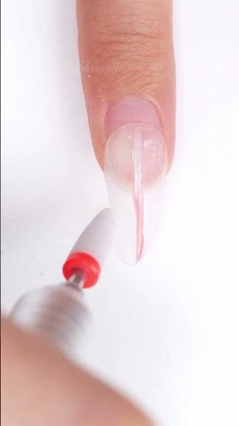 If your nails look bulky, the problem is usually the sidewalls.