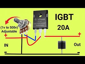 IGBT Adjustable Voltage Regulator and More Electronic Projects