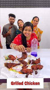 962K views · 17K reactions | Grilled Chicken Left Hand Bottle Flip Funny Challenge with Family | Mousumi & Sonali Vlogs | Facebook