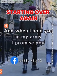 315K views · 4.2K reactions | Starting Over Again - Natalie Cole Karaoke Song with Lyrics #karaoke #karaokehits #musiclovers | Summer Karaoke | Facebook