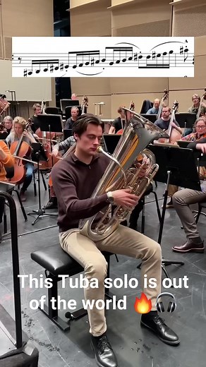 8.8K views · 44 reactions | Paus Tuba Concerto  What an outstanding performance #viralvideochallenge #usareels #australia #ukreels #classicalmusic | Amida Bassey | Facebook