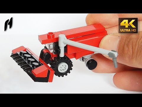 How to Build a Microscale Lego Combine Harvester (MOC - 4K)