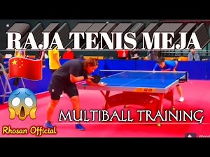 🔴 RAJA TENIS MEJA DUNIA 2021 🔥🔥🔥 | MULTIBALL TRAINING | Rhosan Official
