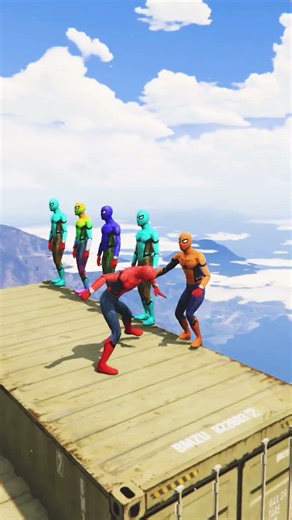 GTA 5 Epic Water Ragdolls Spiderman Jump/Fails Ep 56 #shorts