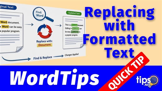 Handle Complex Formatting in Find and Replace