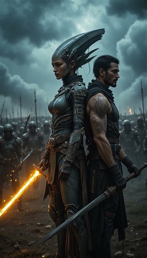 The Alien Warrior Stood Against an Army—But the Human Fought Beside Her Until the End | HFY Tale