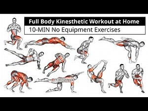 Full Body Kinesthetic Workout at Home | 10-MIN No Equipment Exercises