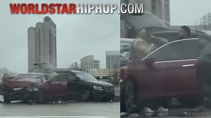 Messed Up: Angry Man Attacks Elderly Man After Car Accident!