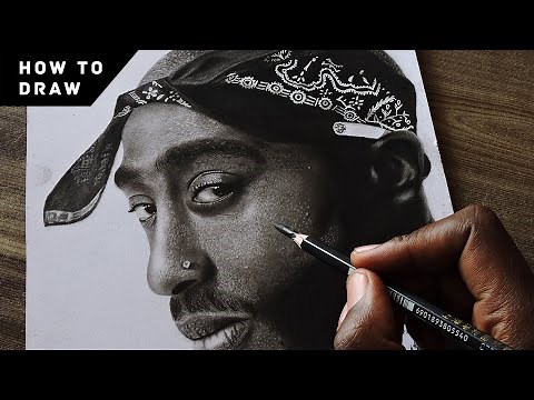 Fearlessly Capturing Tupac Shakur's Essence: Hyper Realistic Portrait