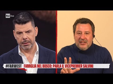Deputy Prime Minister Matteo Salvini speaks about a family in the woods - FarWest 17/03/2026