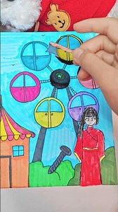 Hộp mù kinh dị " VÒNG QUAY TỬ THẦN " #art #crafts #papercraft #gaming #funny