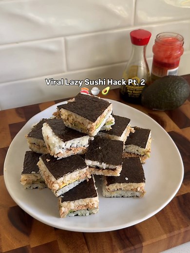 Delicious Lazy Sushi with Tuna Recipe
