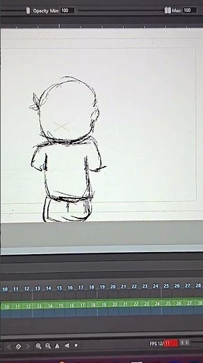 making 2d animation || in Opentooz #opentoonz
