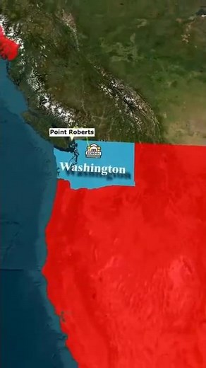 You Won't Believe Where This Border Goes 🤯 US & Canada's Weirdest Geography