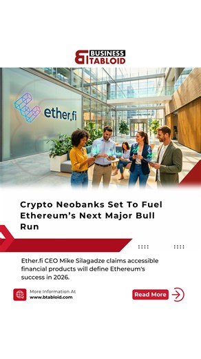 Business Tabloid | News • Magazine • Awards | The future of Ethereum isn't just speculation... it's Banking! 🏦✨ @ether.fi_payment (ether.fi) CEO Mike Silagadze says 2026 will be... | Instagram