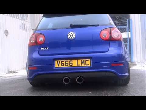 VW Golf Mk 5 R32 Full Milltek System Launch control
