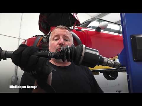 How to replace CV axle on Mini