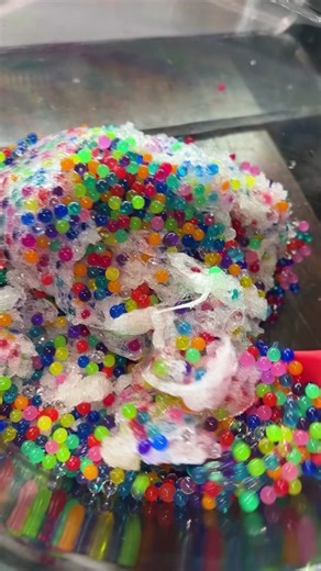 Water Beads Slime Experiment - Satisfying DIY Project