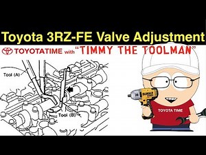 Toyota 3RZ-FE Valve Adjustment